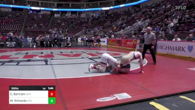 189 lbs Round Of 16 - Cole Bartram, Northern York vs Mason Richards, Spring-Ford