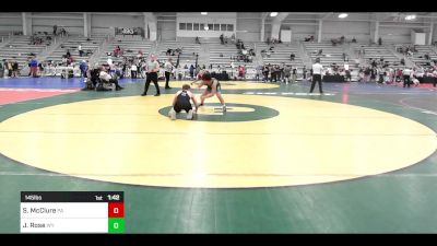 145 lbs Round Of 16 - Smokey McClure, PA vs Jais Rose, WY