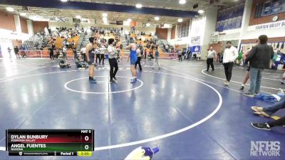 285 lbs 1st Place Match - Angel Fuentes, Ramona vs Dylan Bunbury, Fountain Valley