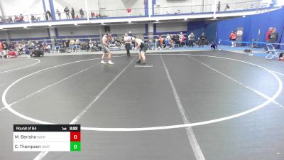 285 lbs Round Of 64 - Marc Berisha, Sacred Heart University vs Chase Thompson, Unatt - F&m