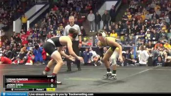 126 lbs Finals (8 Team) - Logan Dawson, Lowell HS vs Jaden Davis, Goodrich HS