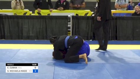 EDUARDA CUNHA vs SYDNEY MICHAELA MASON 2024 Pan Jiu Jitsu IBJJF Championship