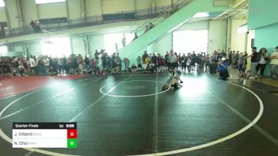 50 lbs Quarterfinal - Jace Koa Villamil, SoCal Grappling vs Noah Choi, Rancho Bernardo WC