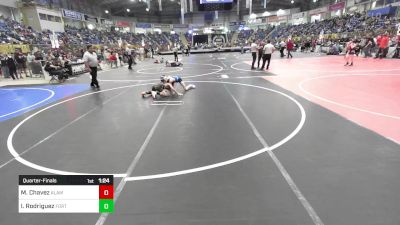 95 lbs Quarterfinal - Mesias Chavez, Alameda Pirates vs Isaiah Rodriguez, Fort Lupton