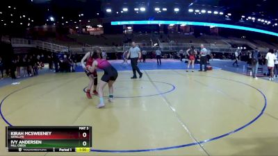 125 lbs Cons. Round 5 - Ivy Andersen, Mill Creek vs Kirah McSweeney, Satellite