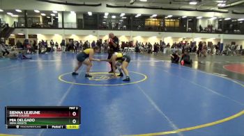 191 lbs 7th Place Match - Sienna Lejeune, Adrian College vs Mia Delgado, Siena Heights