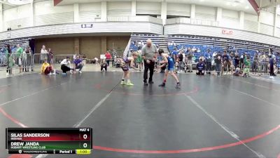 63 lbs Cons. Round 4 - Drew Janda, Hobart Wrestling Club vs Silas Sanderson, Indiana