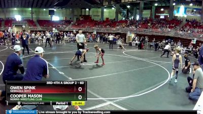 60 lbs 7th Place Match - Cooper Mason, Norris Wrestling Club vs Owen Spink, Nebraska Boyz