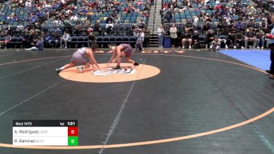 120 lbs Quarterfinal - Antonio Rodriguez, Los Gatos vs Ronnie Ramirez, Walnut