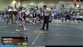 102 lbs Semis (4 Team) - Stone Redmon, Dundee Blue vs Aiden Vasquez, Grandville