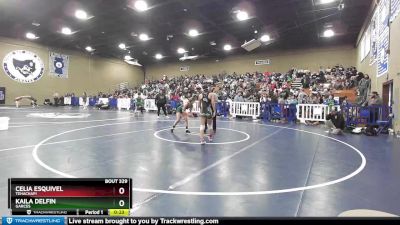 101 lbs Cons. Semi - Kaila Delfin, Garces vs Celia Esquivel, Tehachapi