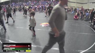 52 lbs Cons. Semi - Brett D`Ettore, C2X Academy vs Joshua Drook, Gaston Grizzlies