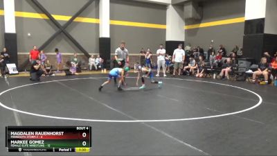 65 lbs Round 2 (4 Team) - Markee Gomez, Female Elite Wrestling vs Magdalen Rauenhorst, Minnesota Storm 2