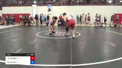 125 kg Round Of 16 - Owen Trephan, Wolfpack Wrestling Club vs Matthew Cruise, Pennsylvania RTC