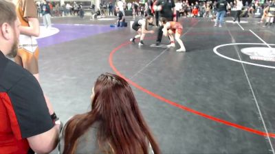 82-89 lbs Semifinal - Hadley McCleery, Mat Demon Wrestling Club vs Esabellah Warnken, Team Scorpion Wrestling Club