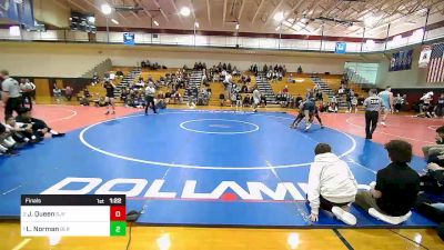 165 lbs Final - Jasiah Queen, St. John Vianney vs Lorenzo Norman, Blair Academy