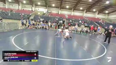 132 lbs Champ Round 1 (16 Team) - Austin Paris, Utah Gold vs Gavin Buelow, Hawaii 2