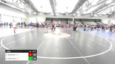 131 lbs Rr Rnd 7 - Eric Swanson, Revival Orange vs Alex Harriman, Maine Trappers