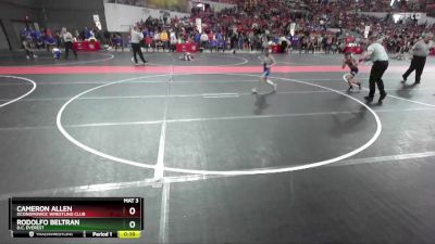 63 lbs Quarterfinal - Rodolfo Beltran, D.C. Everest vs Cameron Allen, Oconomowoc Wrestling Club