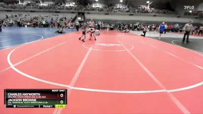 75 lbs Quarterfinal - Charles Hayworth, Willard Youth Wrestling Club-AAA vs Jackson Browne, Ste. Genevieve Youth Wrestling Club-AAA