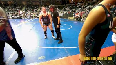 150 lbs Quarterfinal - Lucia Ledezma, Granite Wrestling Club vs Jaden Meadows, NM Beast