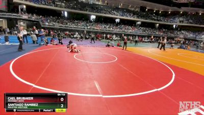 6A 113 lbs Quarterfinal - Cael Brubaker, McKinney Boyd vs Santiago Ramirez, Houston Westside