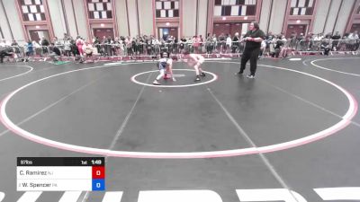 97 lbs Round Of 16 - Christian Ramirez, Nj vs Wyatt Spencer, Pa