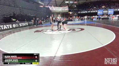 Girls 3A/4A 190 Quarterfinal - Alivia White, Marysville Pilchuck (Girls) vs Jasmine Davis, Spanaway Lake (Girls)