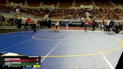 D1-175 lbs Quarterfinal - Jaxon Hamilton, Casteel HS vs Jacob Rodgers, Liberty