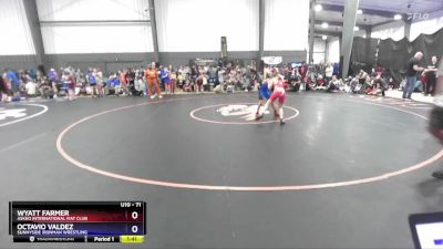 71 lbs Semifinal - Wyatt Farmer, Askeo International Mat Club vs Octavio Valdez, Sunnyside Ironman Wrestling