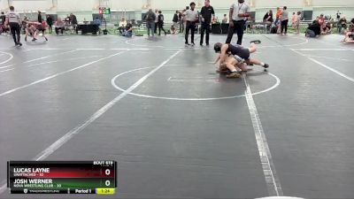 88-92 lbs Round 5 - Josh Werner, NOVA Wrestling Club vs Lucas Layne, Unattached