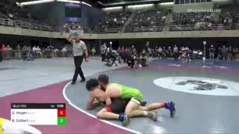 158 lbs Semifinal - Dylan Hogan, Bushkill vs Brenden Colbert, Hagerstown