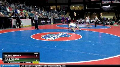 7A-144 lbs Cons. Round 2 - Philip Carroll, East Coweta HS vs Michael Bledsoe, Colquitt County