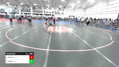 64 lbs Round Of 32 - Joseph Skura, Newtown vs Xander Aiken, Springfield MA