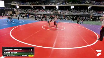 6A 100 lbs Semifinal - Jubilee Rendon, El Paso Franklin vs Cassandra Medrano, Edinburg