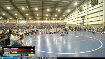 80 lbs Round 4 (6 Team) - Audrey Flores, Oregon vs Briella Portrey, Gold Rush