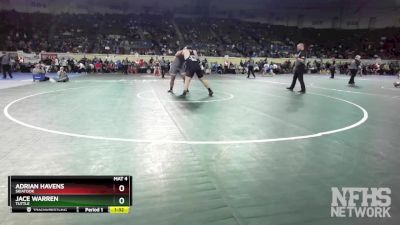 4A-285 lbs Quarterfinal - Jace Warren, Tuttle vs Adrian Havens, Skiatook