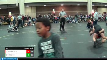 107 lbs Round 3 (6 Team) - Brady Miller, Contenders Wrestling Academy Green vs Cullen Spence, Team Palmetto