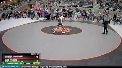 70 lbs Cons. Semi - Hunter Hoagland, Mat Sense vs Jace Trautz, Legacy Elite Wrestling Club