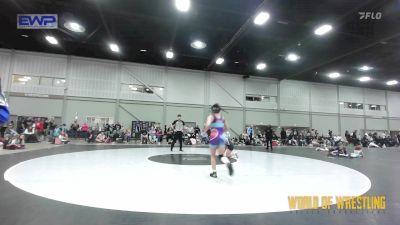 100 lbs Rr Rnd 3 - Riley Hillis, OK Supergirls Blue vs Zurri Zamora, Sisters On The Mat Black