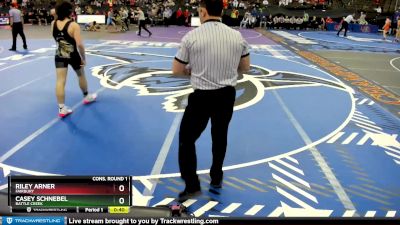 Cons. Round 1 - Riley Arner, Fairbury vs Casey Schnebel, Battle Creek