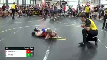 60 lbs Finals (8 Team) - Anden Rathgeber, East Kansas Eagles vs Loftan Alfstad, Iowa Elite
