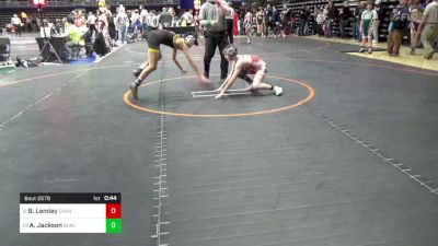 95 lbs Rd 4 - Consi Of 8 #1 - Bobby Lemley, Charleroi vs Arian Jackson, Shaler