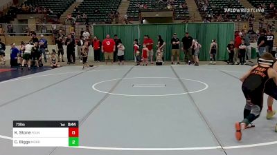 73 lbs Semifinal - Kason Stone, Foundation Wrestling vs Caden Biggs, Morris Fitness Wrestling Club