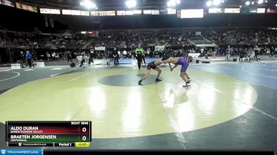 113 lbs Cons. Round 5 - Braeten Jorgensen, Centennial vs Aldo Duran, Baker/Powder Valley