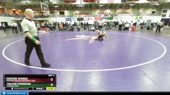 125 lbs 1st Place Match - Trevor Marsman, Cornerstone vs Hunter Sparks, Eastern Oregon University (OR)