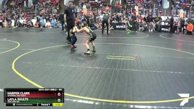 60 lbs Cons. Round 5 - Harper Clark, Algonac Mat Rats vs Layla Shults, Zeeland WC