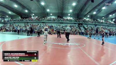 95 lbs Quarterfinal - Hunter Wilson, Victory Wrestling-AAA vs Kosta Hatzigeorgiou, Wentzville Wrestling Federation-AAA