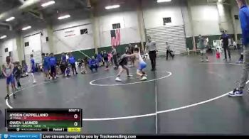 77 lbs Round 2 (6 Team) - Owen Launer, Kearney Matcats - Gold vs Ayden Cappellano, Jr Titans