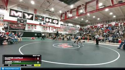 132 lbs Quarterfinal - Allister Castillo, Millikan vs Gabriel Canela, Chaparral